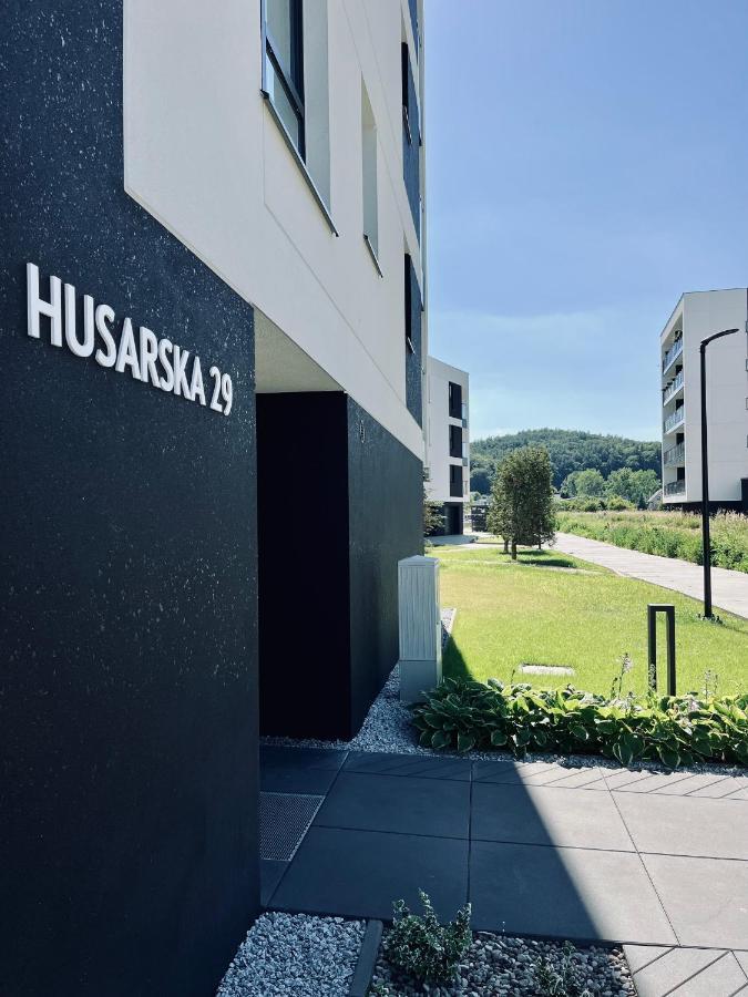 Ferienwohnung Apartament Husarska Rahmel Exterior foto